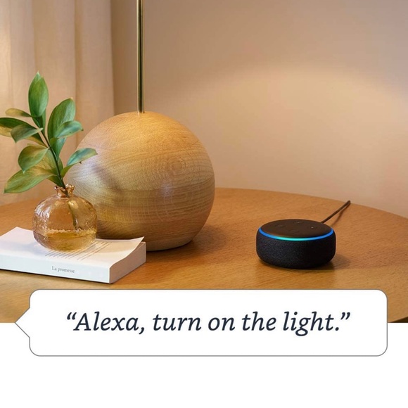 Echo Dot (3rd Gen, 2018 release) - Smart speaker with Alexa - Charcoal - Picture 3 of 6